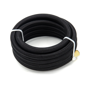Tuyaux universels en nylon noir 10FT (3,05 mètres) AN6 AN8 AN10, <span class=keywords><strong>tuyau</strong></span> <span class=keywords><strong>de</strong></span> carburant PTFE, ligne <span class=keywords><strong>de</strong></span> <span class=keywords><strong>tuyau</strong></span> d'huile/<span class=keywords><strong>gaz</strong></span> pour refroidisseur en nylon tressé intérieur PTFE - Product Image 1