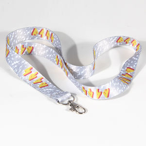 Kişiselleştirilmiş Özel Tasarım Polyester Çok Renkli 20mm Boyun Askısı, Serigrafi Baskı ve Kancalı - Product Image 4