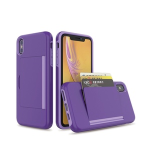 Precio barato 3 en 1 Ranura para tarjeta de crédito Fundas para teléfono celular para iPhone 12 Funda de piel - Product Image 6