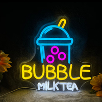 Letreros de Neón LED Acrílicos, Logotipo Personalizado, Texto Publicitario, Cartel para Promoción Comercial en Centros Comerciales
