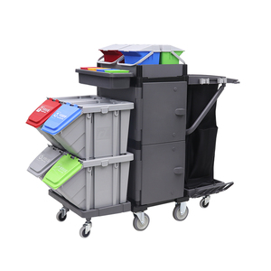 Chariot de concierge commercial polyvalent avec armoire verrouillable pour restaurants et hôtels - Product Image 6