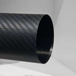 Tubes ronds en fibre de carbone de qualité industrielle - Composants de support à haute rigidité et faible déformation pour équipements automatisés - Product Image 2