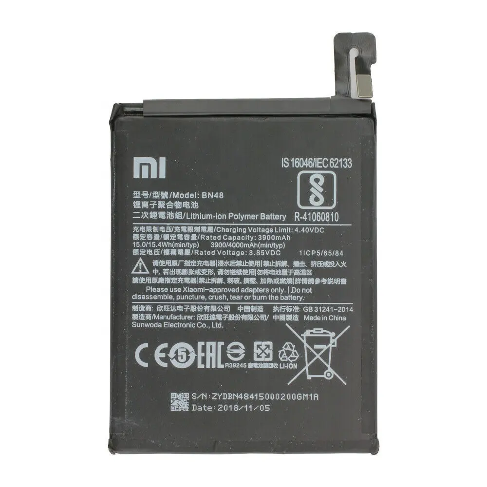 good quality BN48 battery for Xiaomi REDMI NOTE 6 PRO