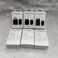 Sıcak Fırsat PD Hızlı Şarj Cihazı 25W 35W 45W 65W 120W Tip C USB Duvar Adaptörü Güç Kaynağı, C'den C'ye Kablo ile (ABD, AB, İngiltere Kombosu)