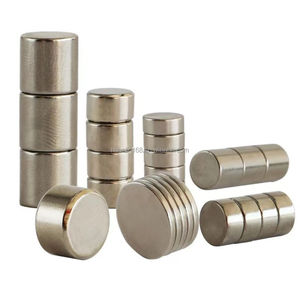 Hoja de materiales magnéticos para nevera personalizada imán fuerte Ndfeb N35 N52 mini imán pequeño cilindro redondo fino disco magnético de neodimio - Product Image 1