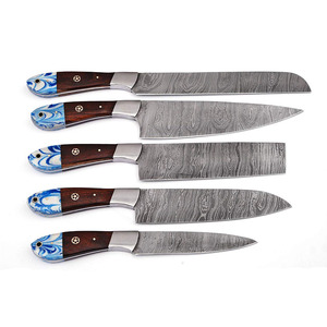 Cuchillos de Cocina de Alto Rendimiento para el Hogar y Cocinas Comerciales, Juego de Cuchillos de Cocina de Acero de Damasco de Calidad Premium, Afilados como una Navaja - Product Image 1