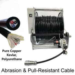 Kundenspezifische <span class=keywords><strong>CCTV</strong></span> 100 mm WIFI Mini-Rohrinspektions-Crawler-Roboter-Kamera, IP68 Wasserdicht, 100-200 Meter Kabel, APP-Software, Längenzählung - Product Image 3