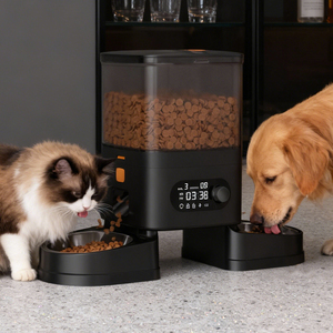 Distributore Automatico di Cibo per Animali Domestici WiFi Intelligente con Timer Controllo Tuya Ciotole in Acciaio Inox Contenitore per Alimenti - Product Image 1