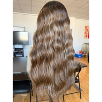 Perruque Lace Front HD 13x5 SHY en Cheveux Humains Premium, Densité 400, Ultra Naturelle, Ondulations Corporelles Extra Volumineuses, Vente en Gros pour Femmes