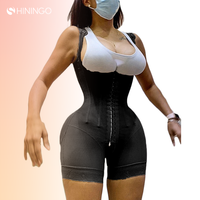 Custom Colombian Women Closure Underwear Tummy Control Butt Lifter Shorts Crotch Open Bust Full Body Bbl Shaper Faha Shapewear