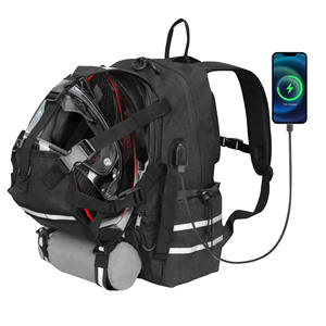 Free Sample Heavy-Duty Motorcycle Waterproof PVC Large Capacity Motorcycle Cycling Helmet Storage <b>Backpack</b> for <b>Men</b> Women - Product Image 1