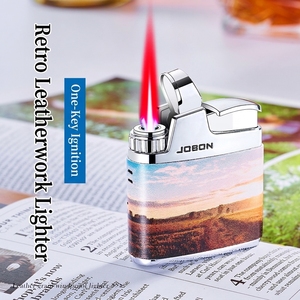 Encendedor de Cigarros JOBON Personalizado con Logotipo, Recargable con Gas <span class=keywords><strong>Butano</strong></span>, de Aleación de Zinc, Portátil, Regalo Empresarial, en Caja de Regalo - Product Image 4