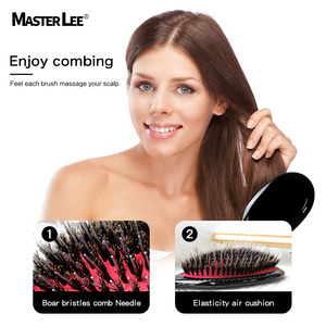 <span class=keywords><strong>Brosse</strong></span> Démêlante à Coussin d'Air, <span class=keywords><strong>Brosse</strong></span> à Poils <span class=keywords><strong>de</strong></span> <span class=keywords><strong>Sanglier</strong></span>, <span class=keywords><strong>Brosse</strong></span> Plate Personnalisée avec Logo, Boîte en Papier - Product Image 6