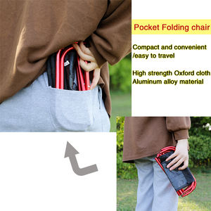 Silla Plegable Ultraligera Portátil para Exteriores, Picnics, Camping, Taburete Multifuncional de Viaje, Alta Comodidad, Accesorios de Pesca - Product Image 6