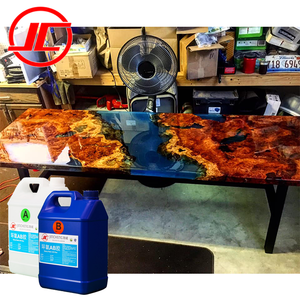 Free Sample 2:1 Wholesale Slow Cure Deep Casting <strong>Epoxy</strong> <strong>Resin</strong> Resina Epoxica a Y B for Woodworking River <strong>Table</strong> - Product Image 1