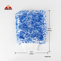 JYM-00111 Gant de lavage de voiture en peluche absorbante, structure tissée durable, service personnalisé pour les entreprises de vente au détail d'entretien automobile