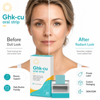 Ghk-cu Oral Strip, complément beauté à dissolution rapide à base de peptides de cuivre pour la peau, les cheveux et la vitalité cellulaire