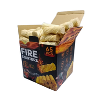 Bâtonnet de plumes essentiel, étanche, portable et coupe-vent pour le démarrage de feux de camp, de grils, de paraffine et de bois – Accessoire de camping et de barbecue