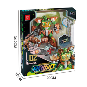 Lehoo Toys Diecast Toys Car Deformable <strong>Robot</strong> Alloy Version Morphing <strong>Robot</strong> Blocks DIY Educational Toys - Product Image 2