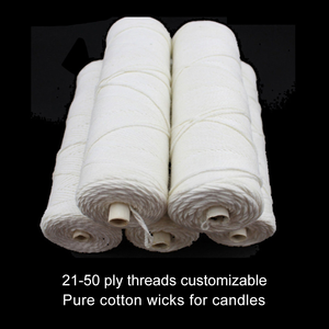 Mèche carrée en coton non préparé 2026 <span class=keywords><strong>pour</strong></span> la fabrication de bougies, sans plomb, <span class=keywords><strong>pour</strong></span> <span class=keywords><strong>cire</strong></span> d'abeille/<span class=keywords><strong>cire</strong></span> de soja, forme flocons, <span class=keywords><strong>pour</strong></span> occasions de mariage - Product Image 3