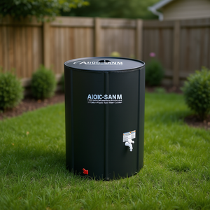 Aioic-Sanm Baril de pluie pliable 100 gallons en plastique pour le stockage d'eau de jardin - Product Image 2