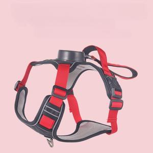 Harnais pour chien en promotion avec poignée, entièrement réglable, réfléchissant et réversible, idéal pour la promenade quotidienne et l'entraînement - Product Image 1