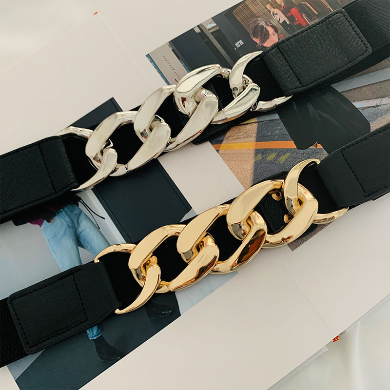 Accessoire Mode Luxe Ceinture Chaîne Argentée Ajustable - Accessoire Tendance Pour Femmes | Décoration Vêtements, Jupe, Pantalon Ceinture Réglable Métal