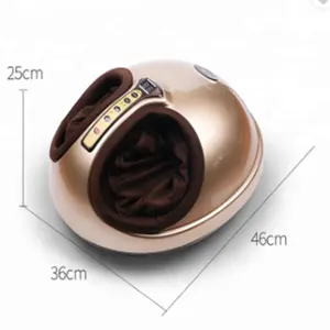 Thả Vận Chuyển 220V Điện Antistress 3D Shiatsu Nhào Áp Suất Không Khí Foot Massager Hồng Ngoại Chăm Sóc Chân Máy Sưởi Trị Liệu