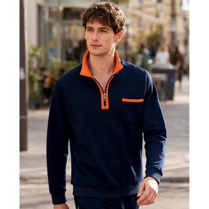Sudadera Personalizada para Hombre con Cierre de Cremallera, Manga Larga, Cuello Alto, Informal, Cálida, de Forro Polar - Product Image 2