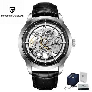 <span class=keywords><strong>Montres</strong></span> automatiques mécaniques <span class=keywords><strong>Pagani</strong></span> Design 1638 PD-1638 avec bracelet en cuir de luxe, montre-bracelet de haute qualité pour hommes, Relojes - Product Image 3