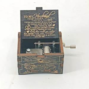 Sei il mio amore del sole manovella a mano carillon in legno carillon personalizzato la tua musica e il tuo Design - Product Image 2