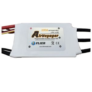 Moteur Brushless Flier 22S 120 ampères OPTO Lipo pour Multicoptère, ESC programmable, protection IP54, puissance de sortie 9,77 KW pour avion RC <span class=keywords><strong>USB</strong></span> - Product Image 1