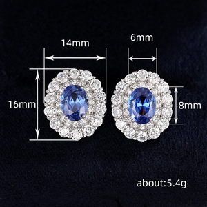 Orecchini a Perno Ovali Vintage per Donne, Gioielli per Orecchie Classici ed Eleganti alla Moda - Product Image 4