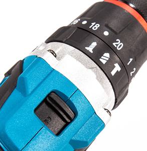 סוללת ליתיום יד מקדחה חשמלית ללא ברשלנות מנוע פטיש מקדחה משתנה מהירות פלדה חומר פלסטיק חדש מצב פלסטיק - Product Image 6