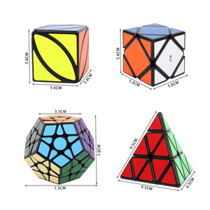Top Bán ABS Giáo Dục Thân Thiện Với Môi Qiyi Tốc Độ Cube Set Qiyi Nhựa Cửa Sổ Hộp Hình Ảnh Giáo Dục Đồ Chơi Ma Thuật Cubes 3 + - Product Image 2