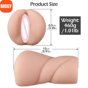 Grosir Pabrik 2 in 1 Vagina Anal saku Vagina mainan seks pria boneka masturbasi saku buatan boneka Vagina mainan seks untuk pria - Product Image 2
