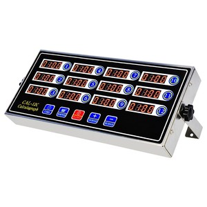 Cal-12c Digital 12 Channel Countdown <b>Timer</b> Stainless Steel Kitchen <b>Timer</b> With Touch Control 300mm x 135mm - Product Image 4