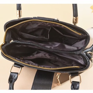 Bolso Tote Beige para Mujer Fana Malu, Piel Sintética, Estilo Casual, Dos Asas, Patrón Geométrico, Solapa, Ligero, Duradero, Uso Diario - Product Image 2