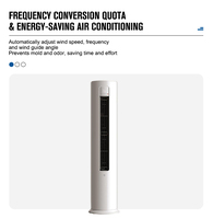 Climatiseur intelligent de 24000BTU pour armoire de maison, refroidissement par courant continu pour l'extérieur, l'hôtel et le garage.