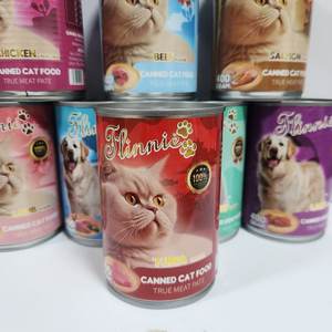 Professioneller Anbieter 400g Nassfutter in Dosen, Leckerlis für Haustiere, Katzenfutter in Gelee/Brühe - Product Image 6