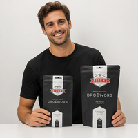 Sachets Doypack Personnalisés Refermables pour Emballage Alimentaire, Anti-humidité, avec Fermeture Zip, pour Bœuf Séché, Bâtonnets de Miel et Snacks