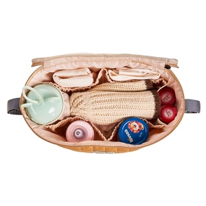 Organizador de bolsa de viaje para cochecito de bebé a la moda, bolsa organizadora de pañales para cochecito, bolsa de lona para cochecito de bebé - Product Image 6