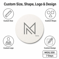 Posavasos de Cartón Suecos de Primera Calidad, Personalizados con Logotipo a Color, Impresión Digital para Bares y Pubs
