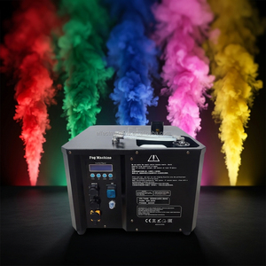 Uzaktan Kumandalı ve DMX 512 Sahne Ekipmanlı Süper Güçlü Renkli Duman Makinesi <span class=keywords><strong>DJ</strong></span> Sis Jeti Çok Renkli Mavi ve Pembe - Product Image 3