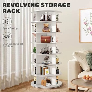 360 Degree Rotating Shoe <b>Rack</b> 7 Tier Floor Standing Storage <b>Shelf</b> For Bedroom And Living Room Multipurpose Organizer - Product Image 3
