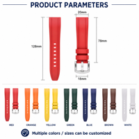 Bracelet de montre de luxe en TPU, Compatible avec Casio F-91W/F-84/F-94/F-105/F-108/A-158/A-168, bracelets de montre de remplacement pour hommes et femmes, 18mm