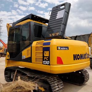 Miniexcavadora Komatsu pc130 de 13 toneladas usada con pocas horas de uso, confiable para construcción y paisajismo, equipo Komatsu de segunda mano - Product Image 5