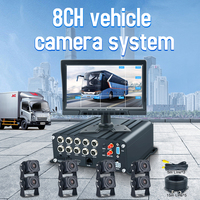 CCENTEN-Caméra 8 canaux pour camion HDD MDVR, 10 pouces VGA 1080P 4G GPS, solution pour bus DVR, conduite sûre