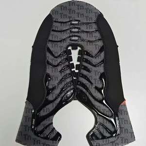 Matériaux semi-finis personnalisables pour empeignes de chaussures de sport noires, respirantes et confortables, en PVC et maille, à prix abordable - Product Image 1