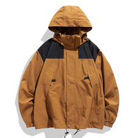 Veste d'extérieur imperméable et coupe-vent à prix compétitif, pour la randonnée, le camping, la montagne, veste unie pour homme
